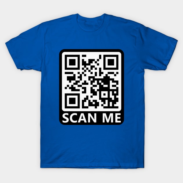 Rickroll QR Code T-Shirt by BowTy Productions